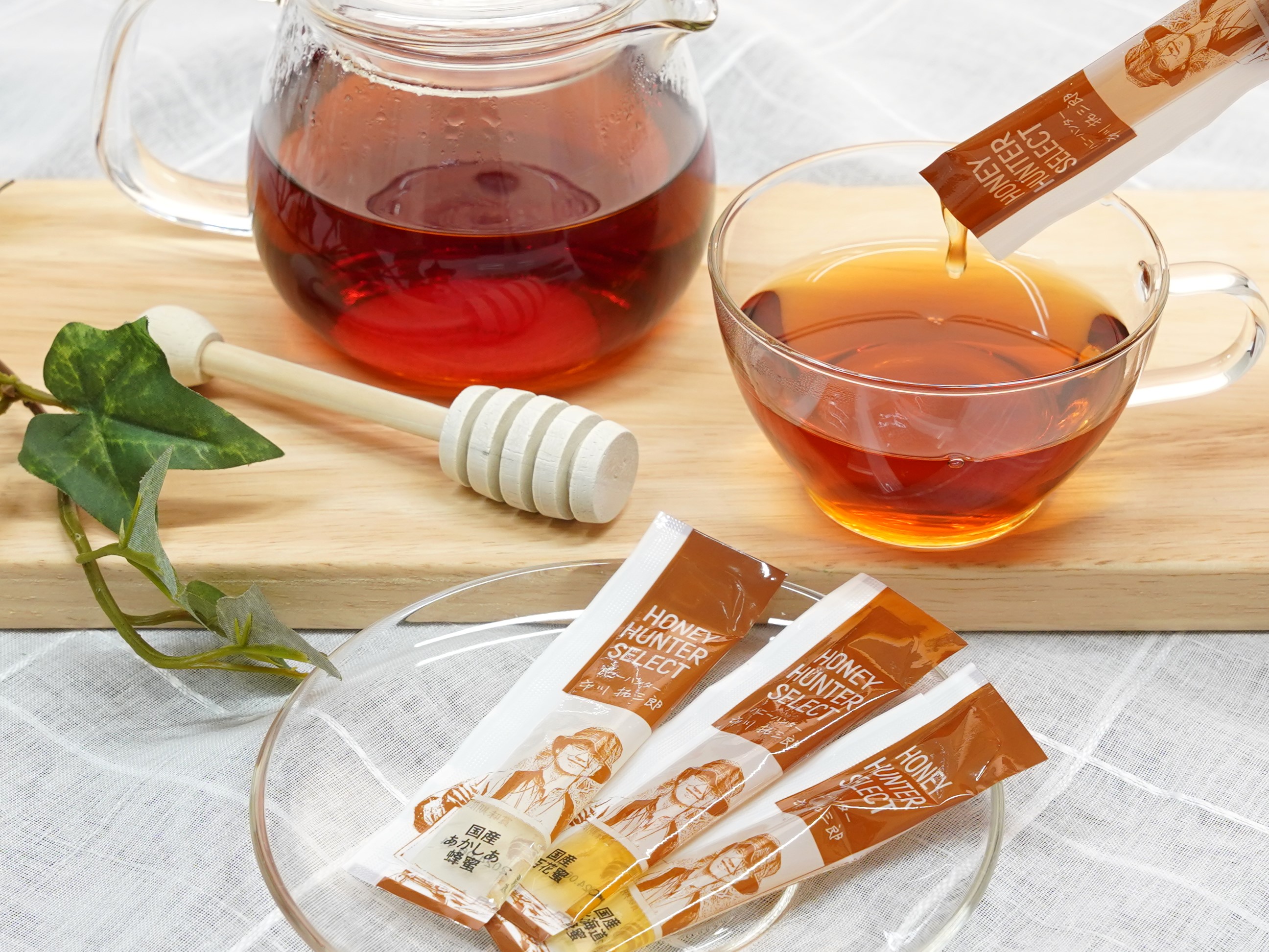 ティータイムの蜂蜜使用イメージ