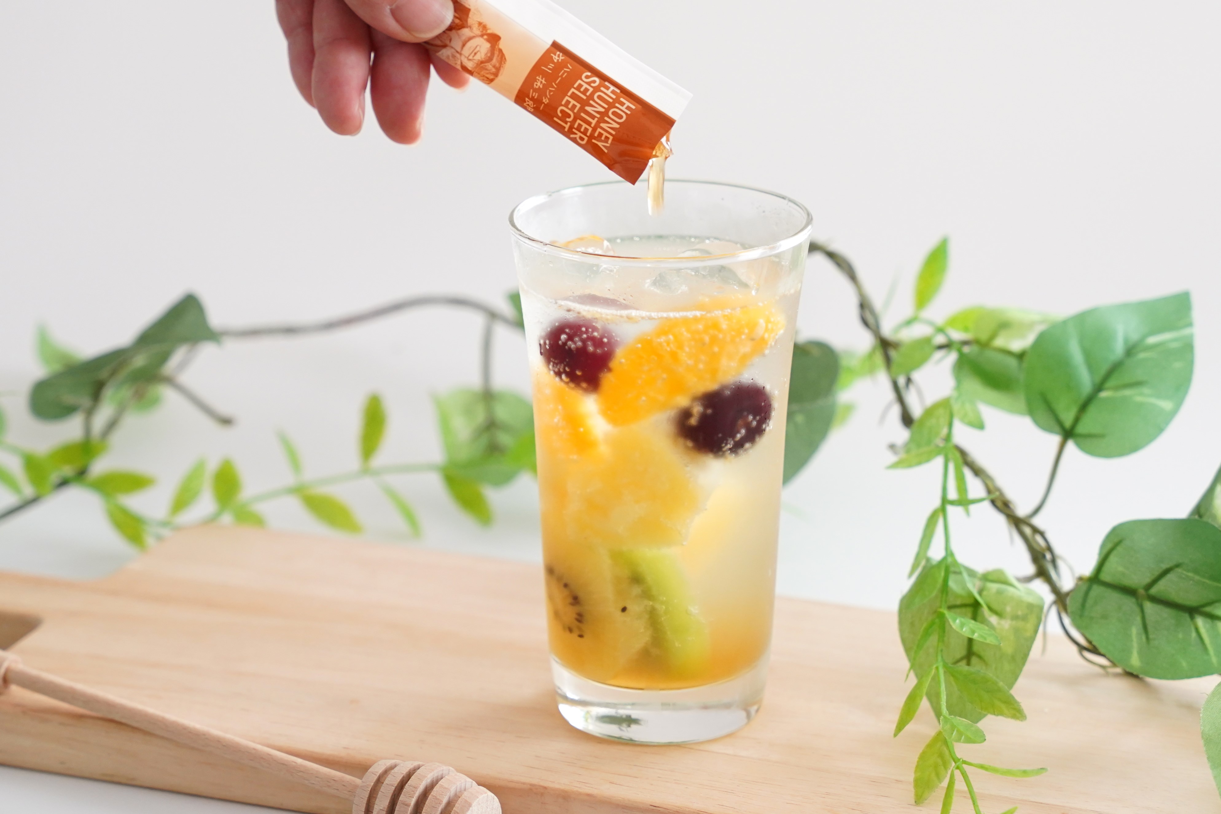 フルーツビネガーのハニーソーダ　イメージ4