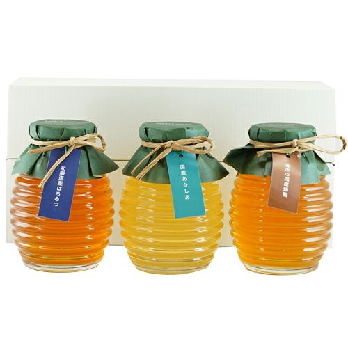 国産蜂蜜3種食べ比べセット | 【公式】蜂蜜専門店ミールミィ｜通販