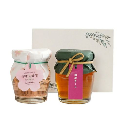 桜香る蜂蜜と国産さくら蜂蜜の春ギフト