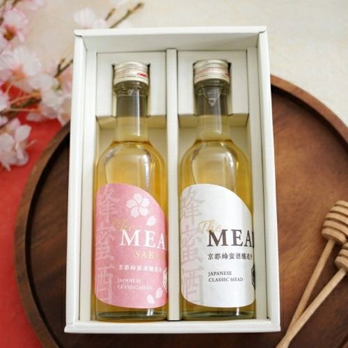 The MEAD 紅白ギフトセット（The MEAD & The MEAD さくら）｜京都蜂蜜酒醸造所｜各250ml